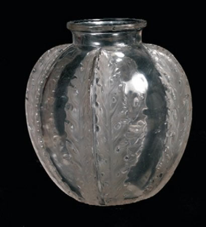 Rene Lalique Vase Chardons