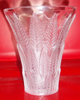 Rene Lalique Vase Chataignier