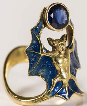 Rene Lalique  Chauve-souris Ring 