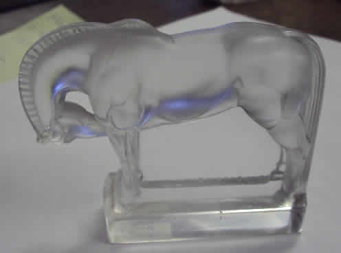 Rene Lalique Cheval Paperweight