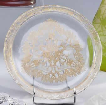 R. Lalique Chiens Plate