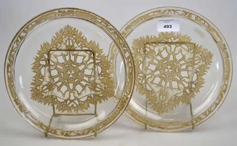 R. Lalique Chiens Plate