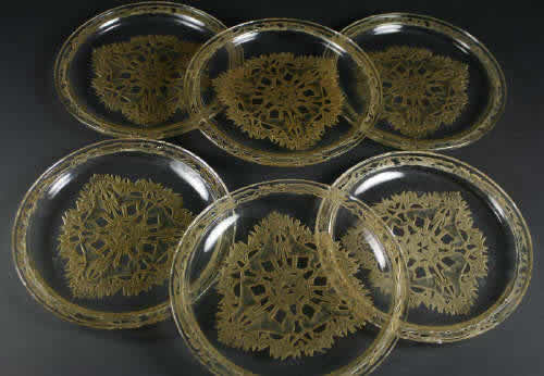 R. Lalique Chien Plate
