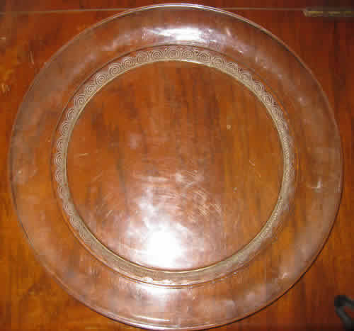 Rene Lalique Plate Chinon