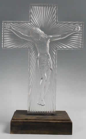 R. Lalique Christ Statue