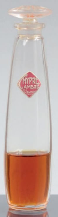 Rene Lalique Perfume Bottle Chypre Ambre