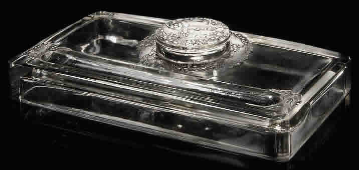 R. Lalique Colbert Inkwell
