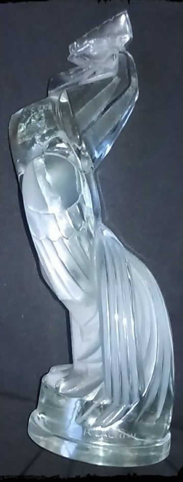 R. Lalique Coq Houdan Hood Ornament