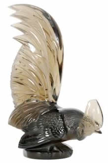 R. Lalique Rooster Car Mascot