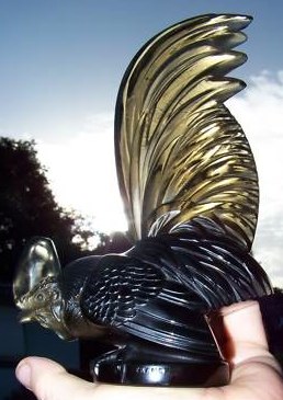 R. Lalique Coq Nain Mascot