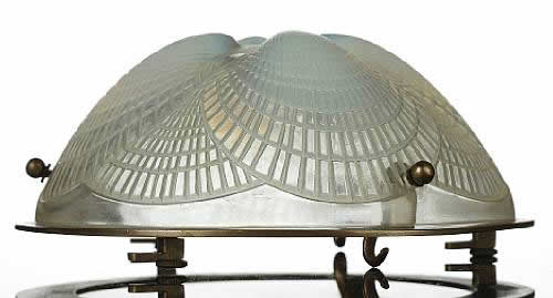 Rene Lalique Lighting Fixture Coquilles