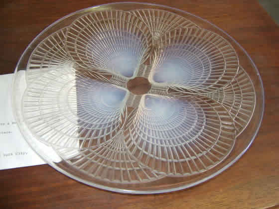 Rene Lalique Bowl and Plate Set Coquilles