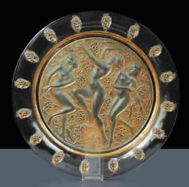 Rene Lalique Plate Cote d'or
