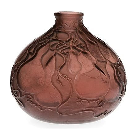 R. Lalique Courges Vase
