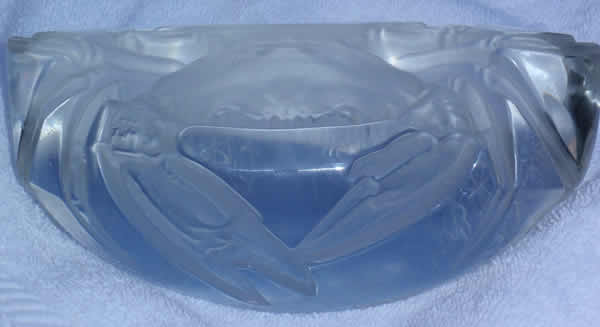 Rene Lalique Paperweight Crab