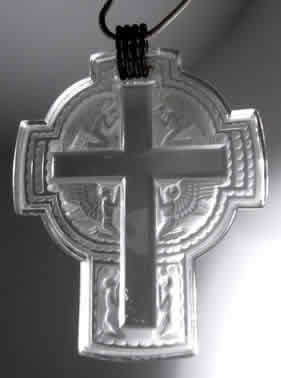 Rene Lalique Cross Croix De Berceau Aux Anges