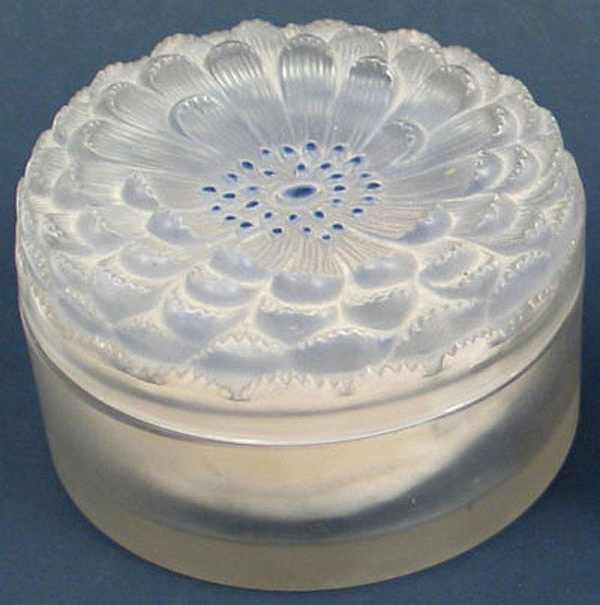 Rene Lalique  Dahlia Powder Box 