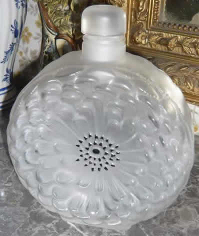 Rene Lalique Dahlia Perfume Bottle
