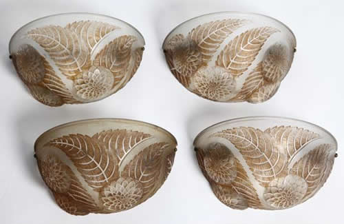 R. Lalique Dahlia Sconce