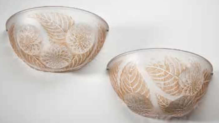 R. Lalique Dahlias Applique