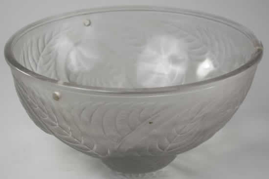 Rene Lalique Dahlias Bowl 