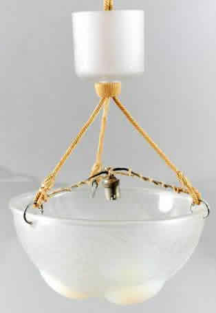 R. Lalique Dahlias Light Fixture