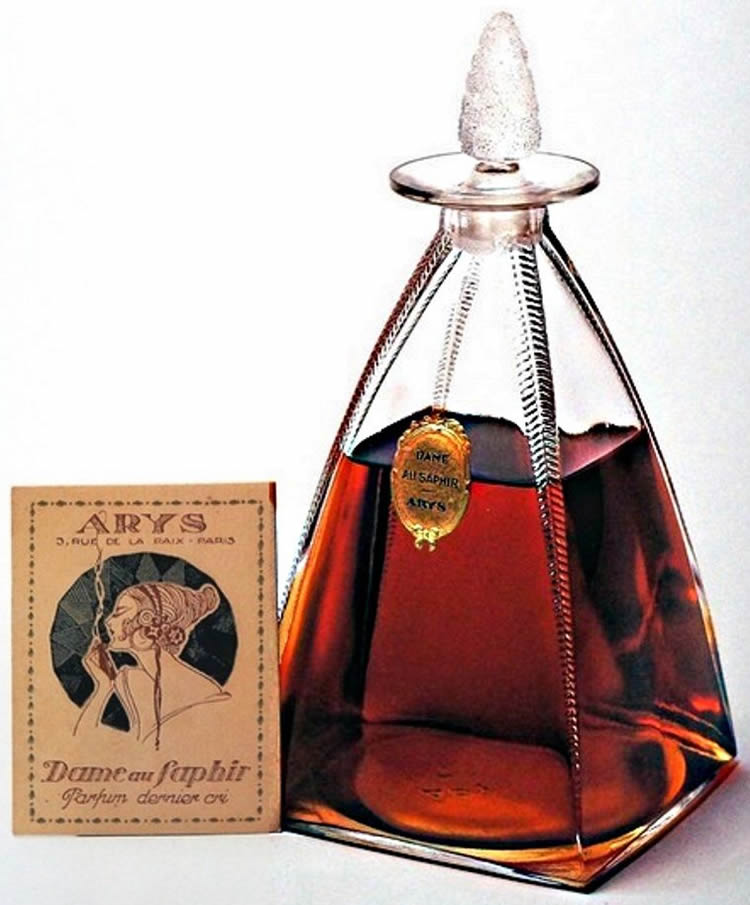 R. Lalique Dame Au Saphir Perfume Bottle