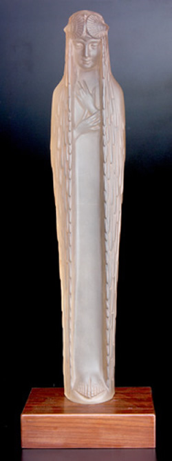 R. Lalique Source De La Fontaine Daphne Statue