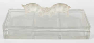 R. Lalique Deux Chevres Box