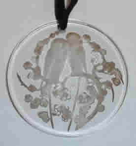 R. Lalique Deux Perruches Pendant