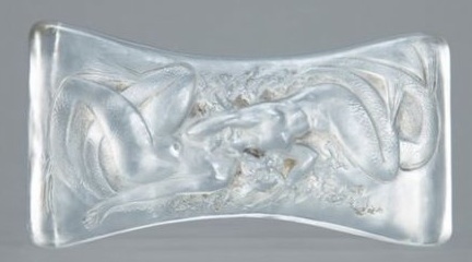 R. Lalique Deux Sirenes Couchees Face A Face Blotter