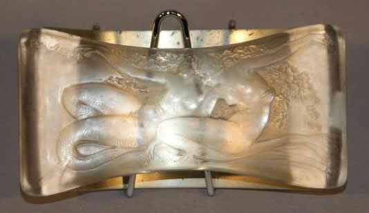 R. Lalique Deux Sirenes Enlacees Ink Blotter