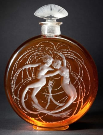 Rene Lalique Perfume Bottle Deux Sirenes