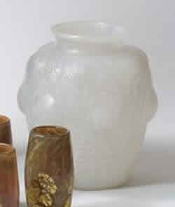 Rene Lalique  Domremy Opalescent Vase 
