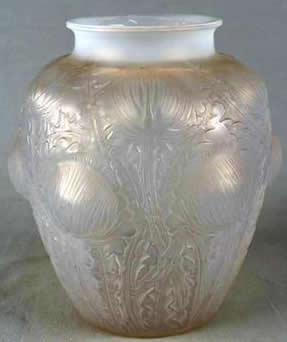 R. Lalique Domremy Vase