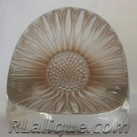 Rene Lalique Double Marguerite Paperweight
