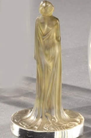 R. Lalique Drapee Statuette