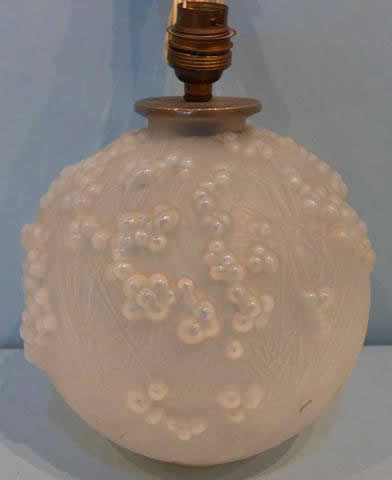 Rene Lalique Druide Vase Lamp