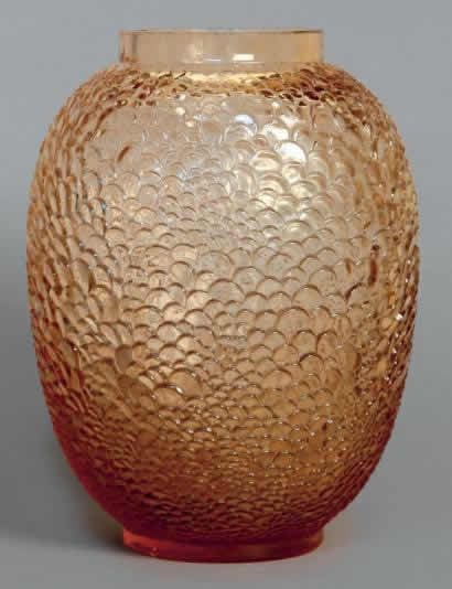 Rene Lalique Ecailles Vase