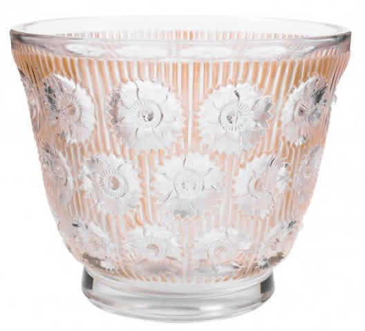 R. Lalique Edelweiss Vase