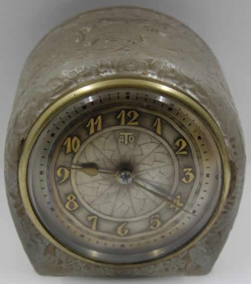 Rene Lalique  Eglantine Clock 