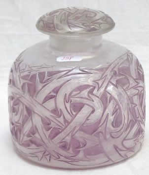 Rene Lalique Perfume Bottle Epines