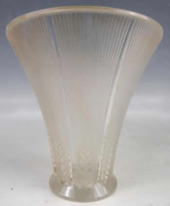 R. Lalique Epis Vase