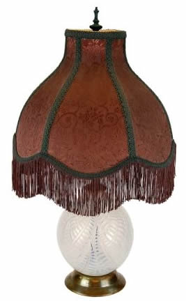 Rene Lalique Espalion Vase Lamp