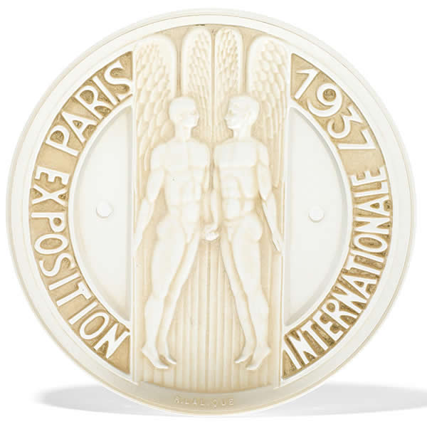 Rene Lalique  Exposition Internationale Paris 1937 Medallion 