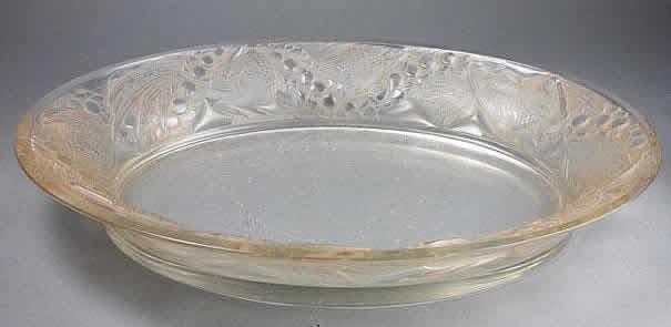 R. Lalique Faisans Oval Bowl