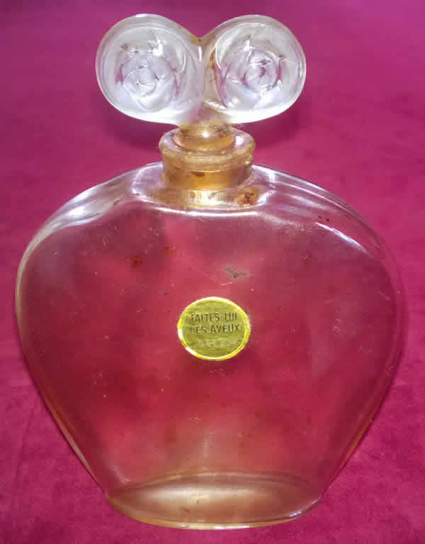 R. Lalique Faites Lui Mes Aveux Perfume Bottle
