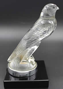 R. Lalique Falcon Bookend