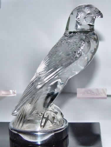 R. Lalique Falcon Bookend