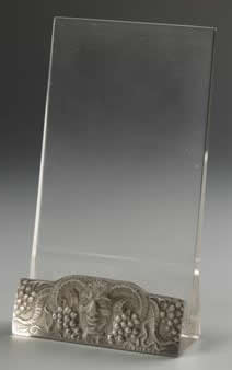 R. Lalique Faune Menu Holder